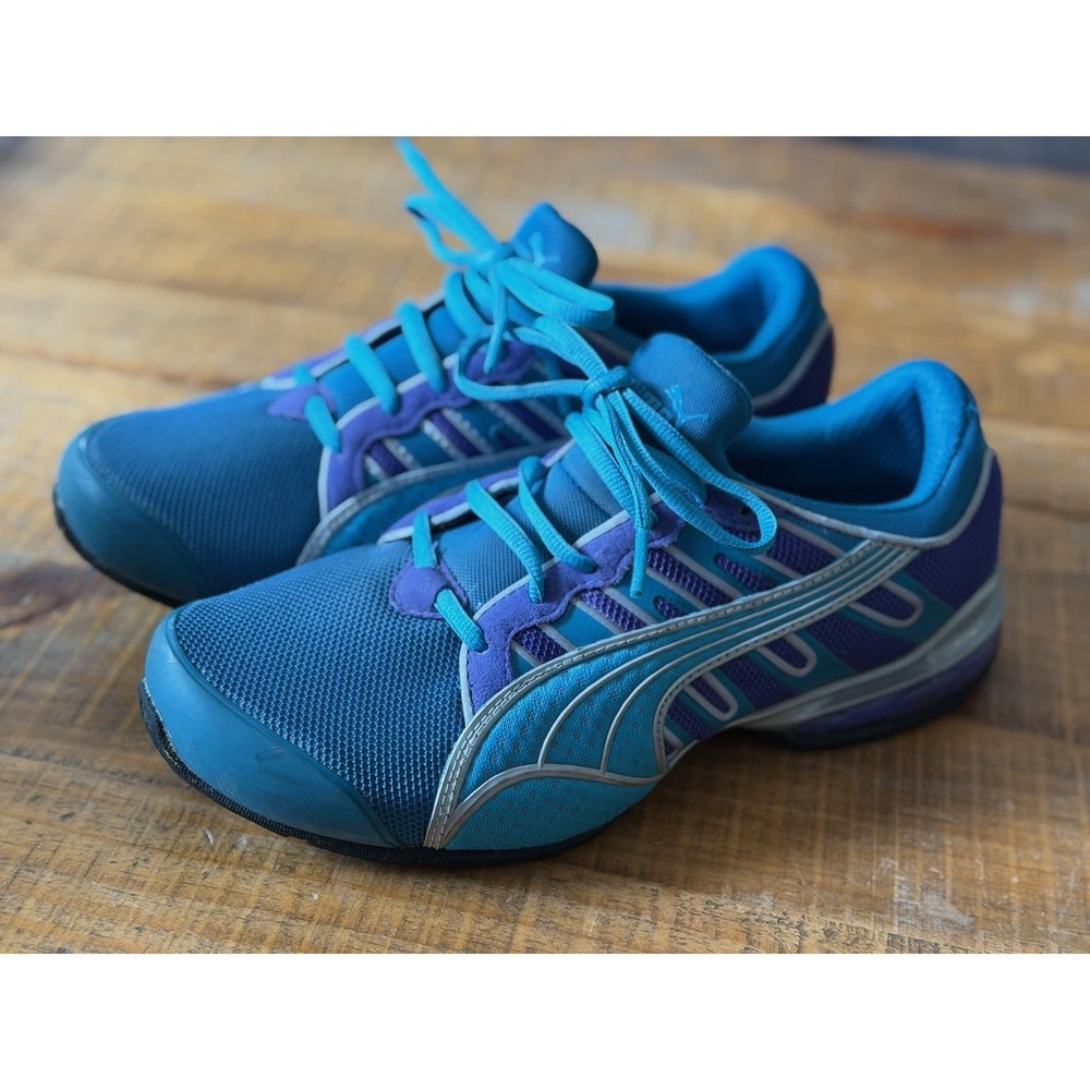 Puma‎ 10 Cell Sport Lifestyle Sneakers Running Shoes Purple Women's Size 7